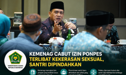 Kemenag Cabut Izin Ponpes Terlibat Kekerasan Seksual, Santri Dipindahkan