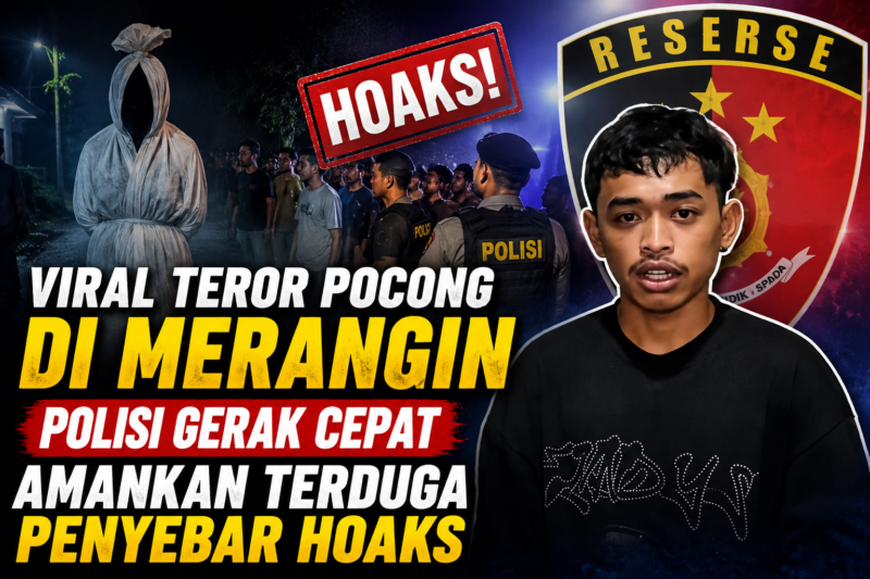 Pelaku Teror Viral ditangkap Polisi 