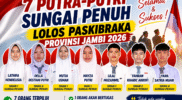 Bangga! 7 Putra-Putri Sungai Penuh Jadi Paskibraka Jambi