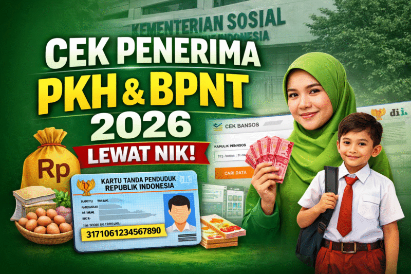 Kemensos Buka Layanan Cek Penerima PKH dan BPNT 2026 Lewat NIK