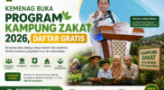 Kemenag Buka Program Kampung Zakat 2026,