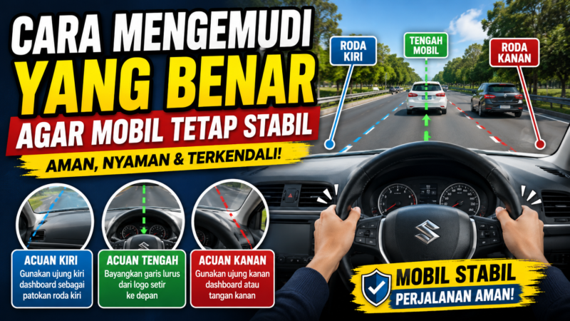 Cara Mengemudi yang Benar Agar Mobil Tetap Stabil di Jalan