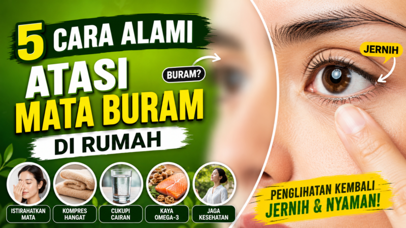 5 Cara Mengatasi Mata Buram yang Bisa Dicoba di Rumah
