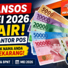 Kemensos Cairkan Bansos Mei 2026, Ini Jadwalnya