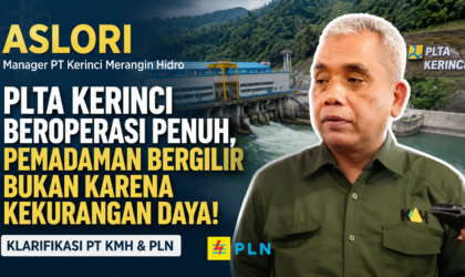 Buatkan thumbnail yang relavan rasio landscap Aslori Manager Kerinci Merangin Hyidro
