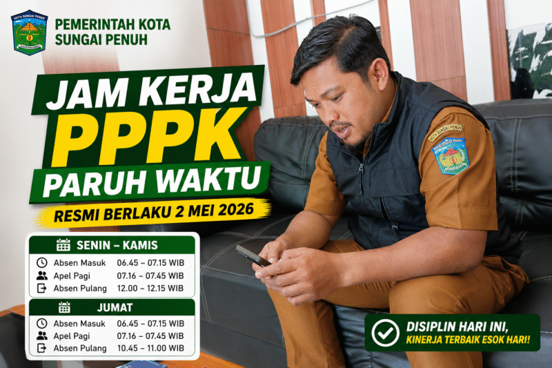 Jam Kerja PPPK Paruh Waktu, Pulang Lebih Cepat