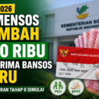 Kemensos Tambah 470 Ribu Penerima Bansos Cek Nama Kamu!