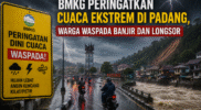 Ilustrasi Cuaca Ekstrem di Padang