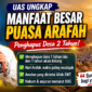 Manfaat Puasa Arafah, Penghapus Dosa Ampunan Allah