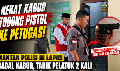 Nekat Kabur dari Lapas, Eks Brigadir Anton Acungkan Pistol