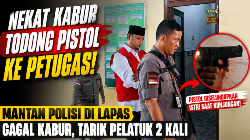 Nekat Kabur dari Lapas, Eks Brigadir Anton Acungkan Pistol