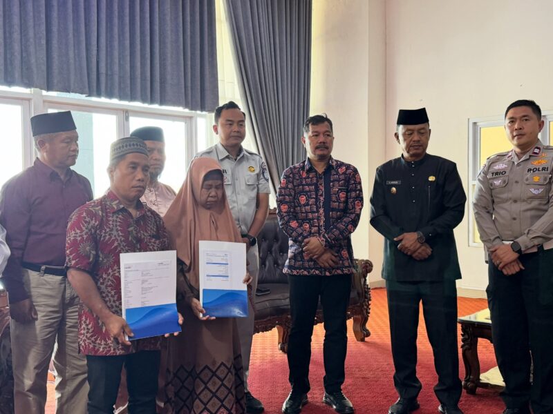 Jasa Raharja Serahkan Santunan Korban Kecelakaan