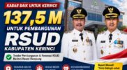 Monadi: Rampungnya Tender RSUD Kerinci Jadi Kado Bahagia bagi Warga