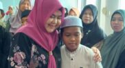 Ketua TP PKK Tanjab Barat Santuni Anak Yatim
