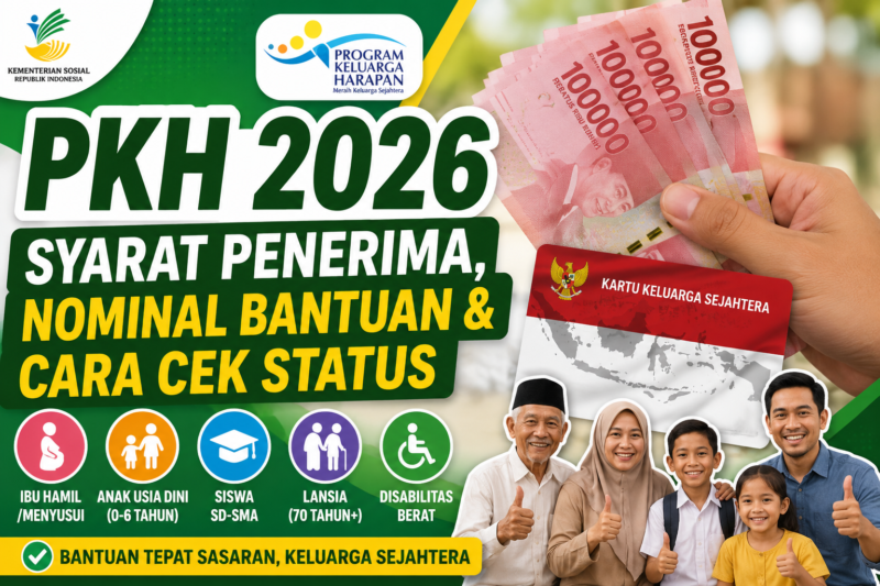 PKH 2026 Cair, Ini Syarat Penerima dan Besaran Bantuannya