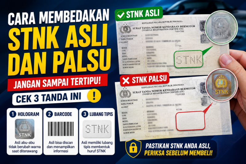 Jangan Tertipu, Begini Cara Mengenali STNK Asli dan Palsu