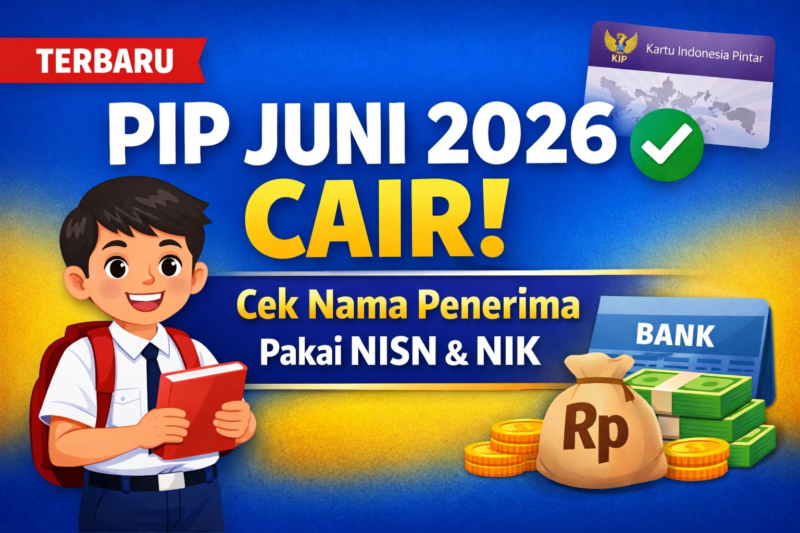 PIP Juni 2026 Cair, Begini Cara Cek Status Penerima
