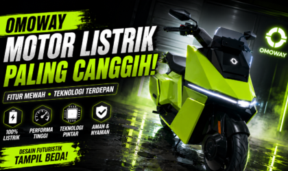 Skuter Listrik Omoway Resmi Meluncur