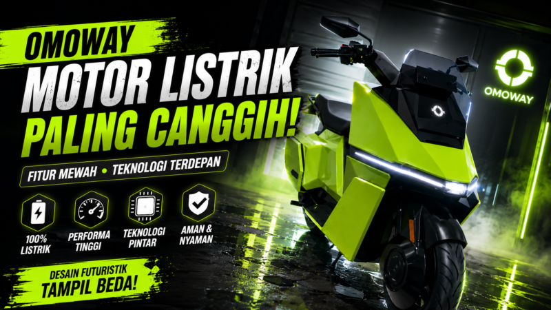Skuter Listrik Omoway Resmi Meluncur