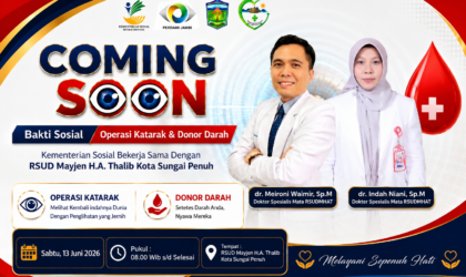 RSUD MHA Thalib Siapkan Operasi Katarak Gratis