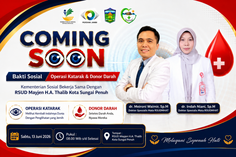 RSUD MHA Thalib Siapkan Operasi Katarak Gratis