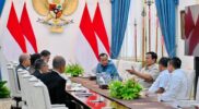 Prabowo ratas dengan menteri Kabinet Merah Putih di Istana Merdeka, Jakarta, Senin (22/6/2026)