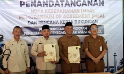 Hurmin Teken MoU HAM, Sarolangun Dorong Tata Kelola Berkeadilan