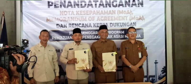 Hurmin Teken MoU HAM, Sarolangun Dorong Tata Kelola Berkeadilan