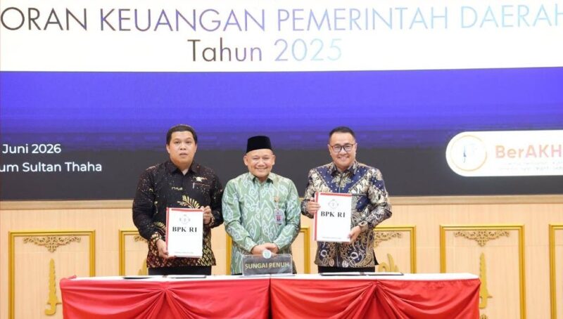 Membanggakan! Kota Sungai Penuh Kembali Raih Opini WTP ke-14 dari BPK RI