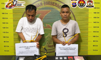 Polres Pesisir Selatan Bekuk Dua Pengedar Narkoba di Salido