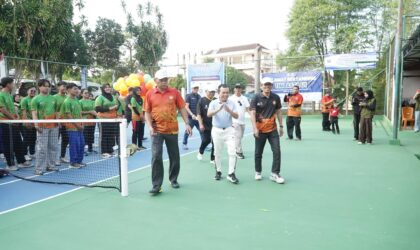 Al Haris Buka Turnamen Tenis Antar Alumni Perguruan Tinggi
