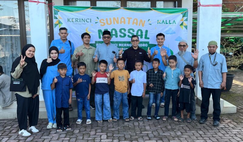 PT PLTA Kerinci Merangin Hidro Gelar Sunatan Massal Gratis
