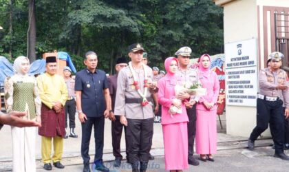 Wabup Junaidi Apresiasi Kapolres Lama, Sambut Kapolres Baru