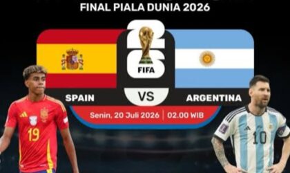 Prediksi Skor Final Piala Dunia 2026: Spanyol vs Argentina 1 - 2