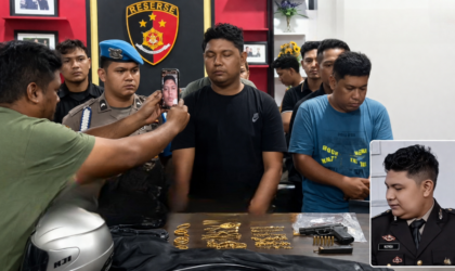 Rampok Toko Emas Pakai Senjata Api, Oknum Polisi Dibekuk