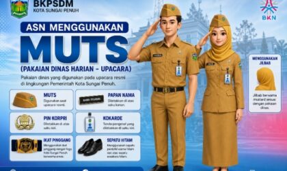 Pemkot Sungai Penuh Wajibkan ASN Gunakan MUTS Saat Upacara
