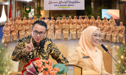 Wako Alfin Kukuhkan Pengurus DWP Sungai Penuh 2024–2029