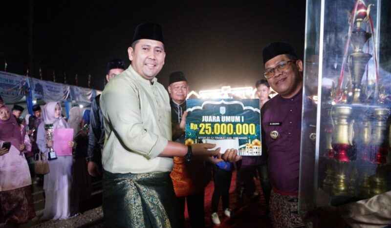 Daftar Peringkat MTQH ke-52 Merangin, Sungai Manau Juara Umum