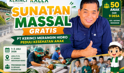 PT Kerinci Merangin Hidro Gelar Sunatan Massal Gratis