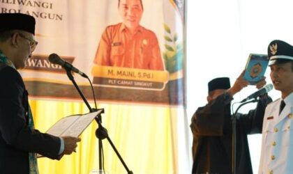 Bupati Hurmin Lantik Mulyadi, Fokus Majukan Desa Siliwangi
