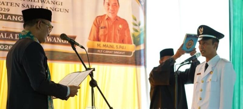 Bupati Hurmin Hurmin Lantik Mulyadi sebagai Kades PAW Siliwangi