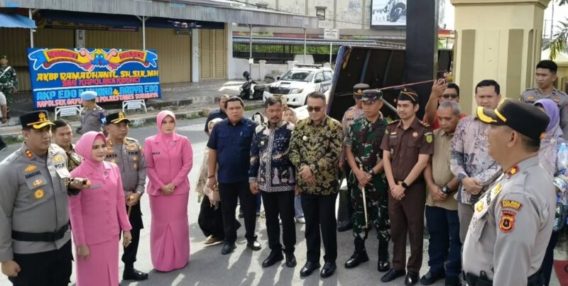 Ketua DPRD Kota Sungai Penuh Hutri Randa Sambut Kapolres Baru Kerinci AKBP Ramadhanil