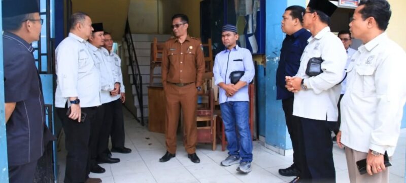 Pimpinan DPRD dan Komisi I Sidak SMPN 2 Kota Sungai Penuh, Pastikan Pemulihan Pascakebakaran