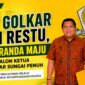 DPP Golkar Beri Restu, Hutri Randa Maju sebagai Calon Ketua DPD Golkar Sungai Penuh