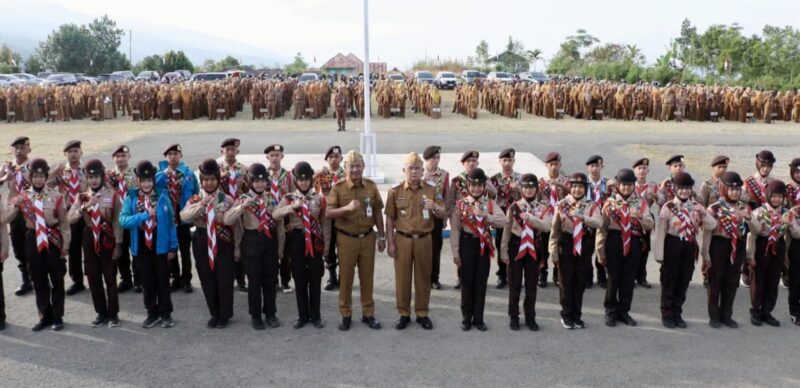 Wabup Murison Lepas 32 Kontingen Kwarcab Kerinci Menuju Jamnas XII 2026
