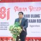 Pimpinan DPRD Hadiri Resepsi HUT Kemerdekaan RI