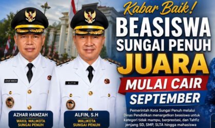 Beasiswa Sungai Penuh Juara Ditargetkan Cair Awal September