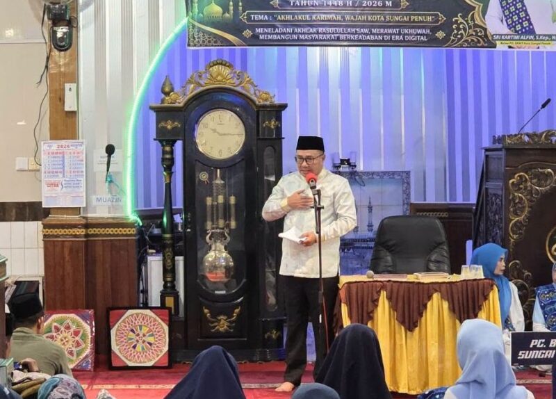 Wako Alfin menghadiri Maulid Nabi 1448 H di Sungai Penuh