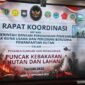 Bupati Anwar Sadat Ikuti Rakor Karhutla