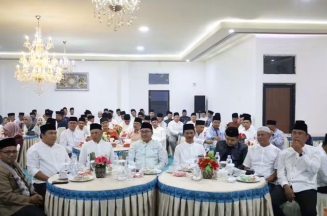 peringatan Maulid Nabi Muhammad SAW 1448 Hijriah/2026 Masehi di Rumah Dinas Wali Kota Sungai Penuh, Selasa (8/9).